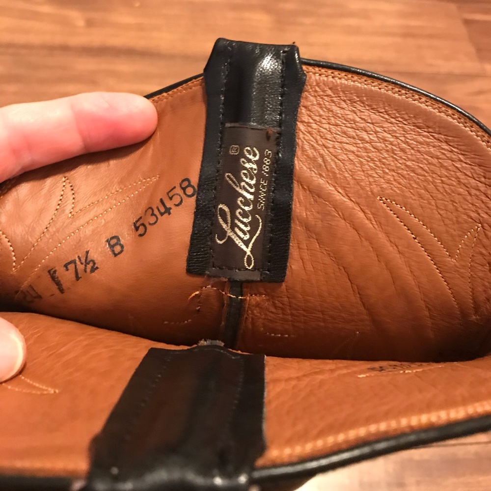 Lucchese boots good condition